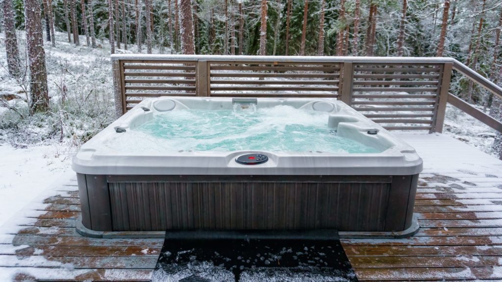 Hot Tub Before Removal