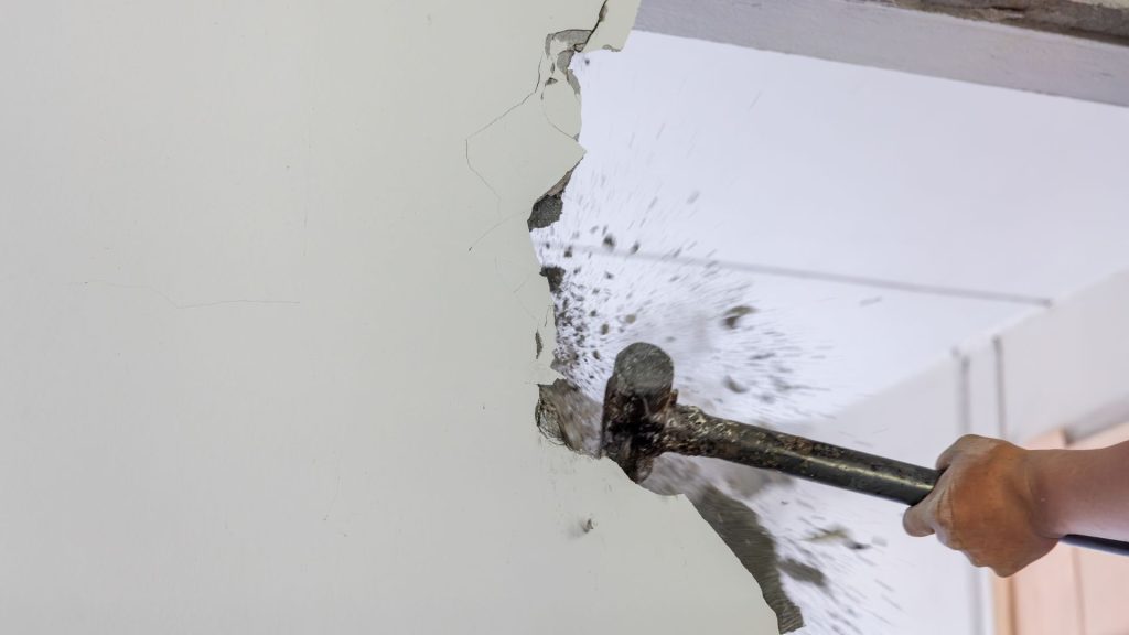 Concrete Debris After Removal
