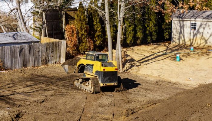 Mini Excavation for Landscaping
